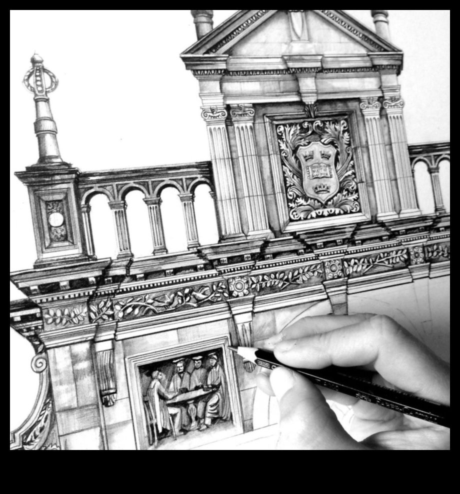 Minunății arhitecturale: schițarea structurilor iconice