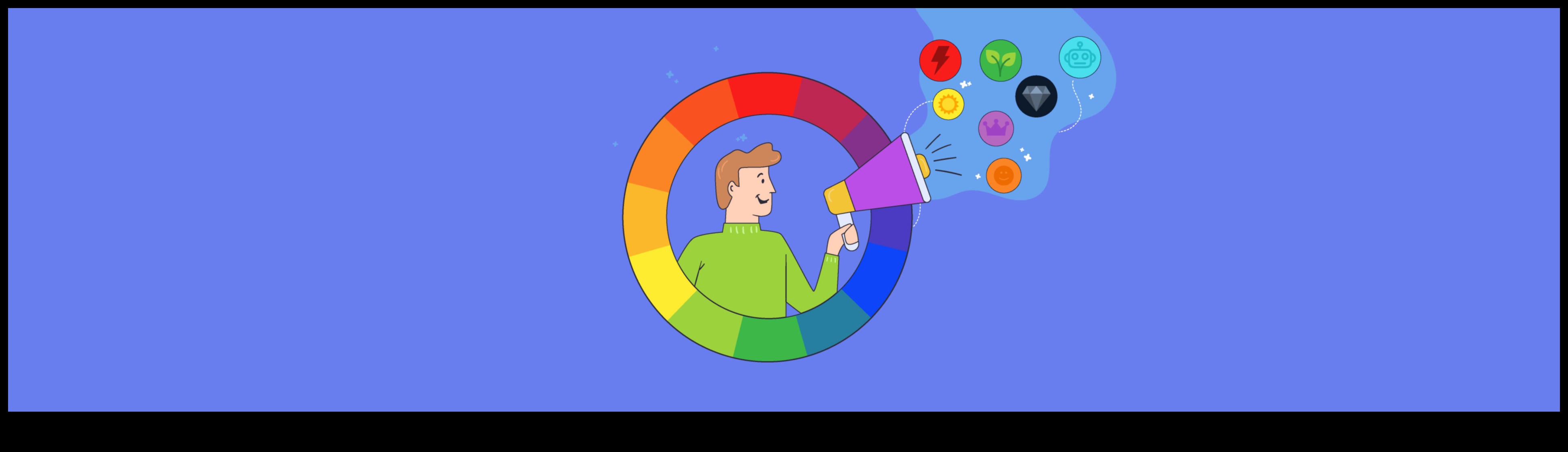 Conversații pline de culoare Limbajul designului digital Cum se îmbină culoarea și tipografia pentru a crea o experiență captivantă din punct de vedere vizual și ușor de utilizat. 4 Conversații colorate: limbajul designului digital