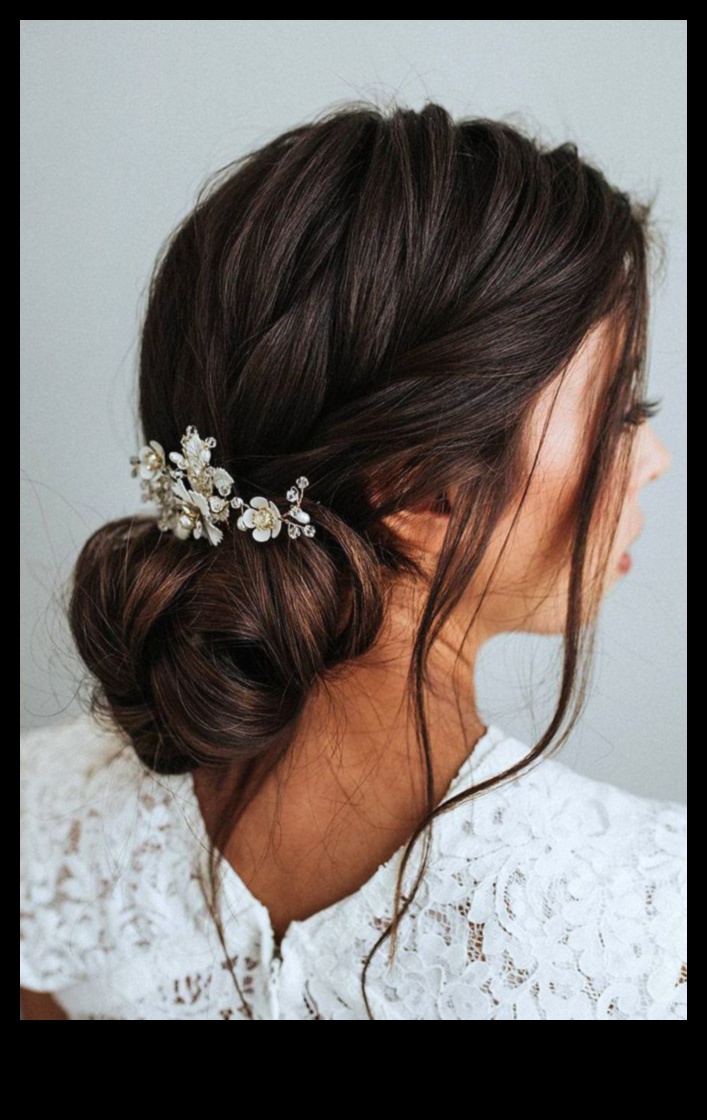 Updos romantice: coafuri brune elegante pentru ocazii speciale