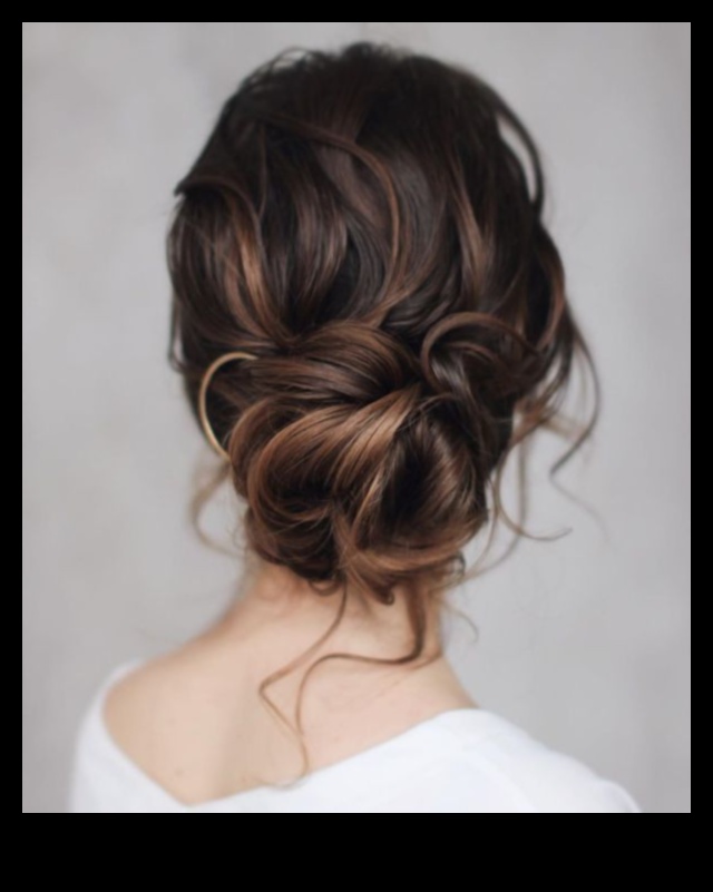 Updos romantice: coafuri brune elegante pentru ocazii speciale
