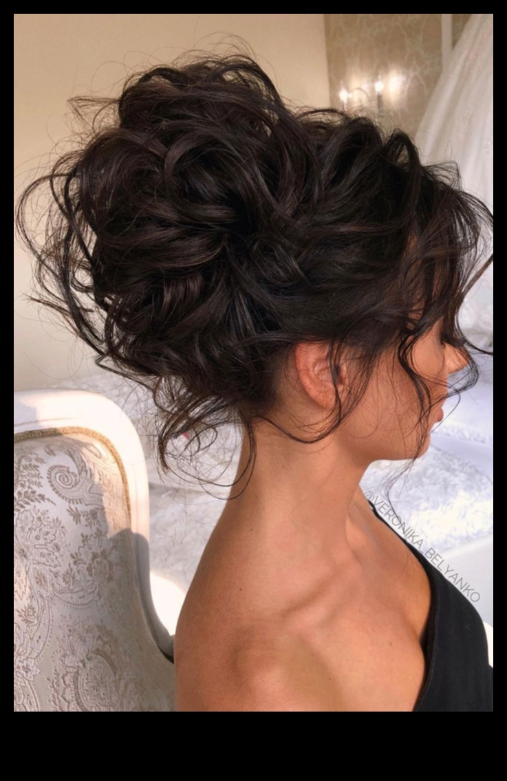 Updos romantice: coafuri brune elegante pentru ocazii speciale