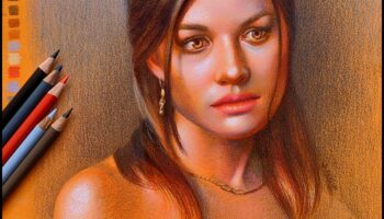 Portret cu creion colorat: transmiterea personalității cu nuanțe