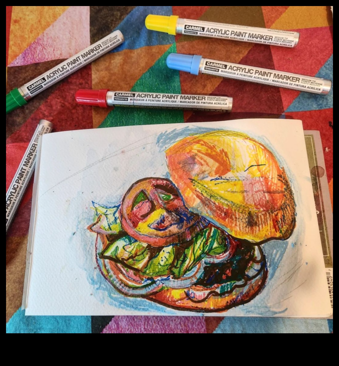 Pictura cu marker O priză creativă pentru toți 1 Marker Symphony: Crearea de compoziții armonioase în culori