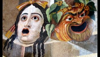 Tragedie și comedie: măști teatrale în drama greacă