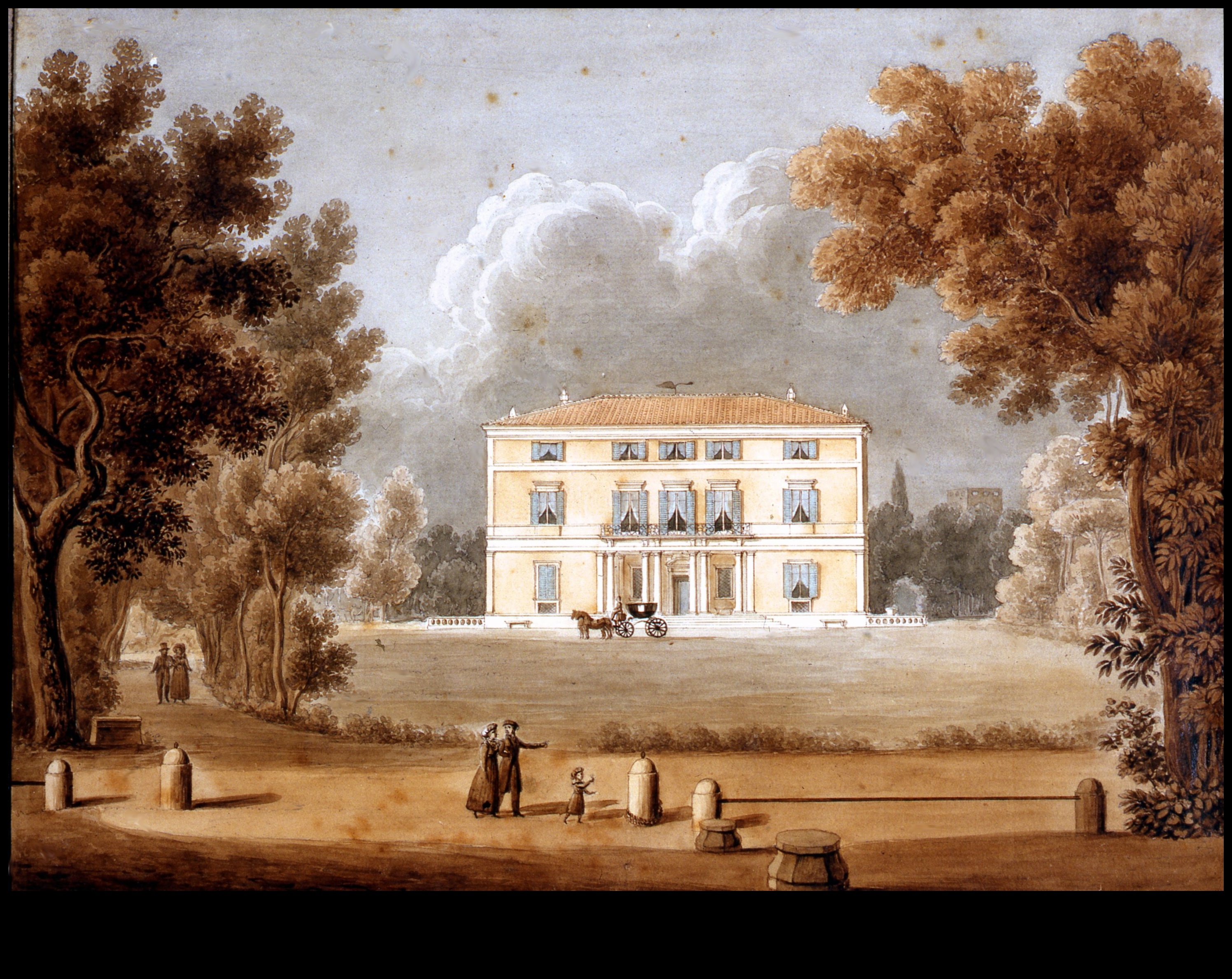 Vila Romana: Reprezentari artistice ale vilelor romane